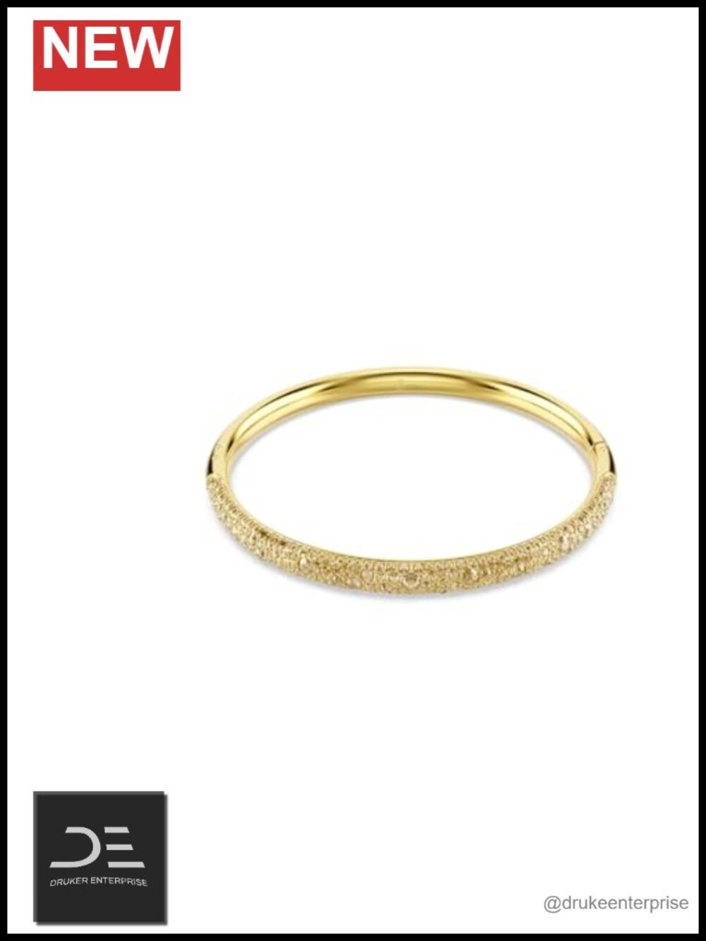 Swarovski Sublima Crystal Gold-Tone Plated Bangle Bracelet